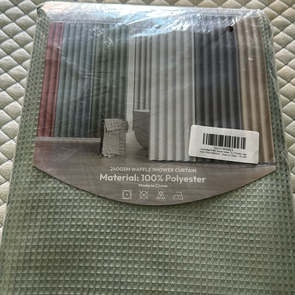 Shower curtain 72x72